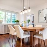 Light Contemporary Organic Dining Room
