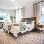 Light Contemporary Organic Primary Bedroom