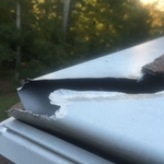Squirrels chew metal!