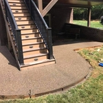 Exposed patio
