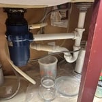 Under mount sink that dropped