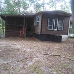 Mobile home demolition