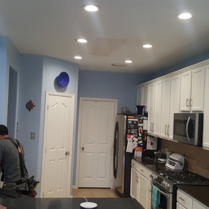Done painting and lighting led