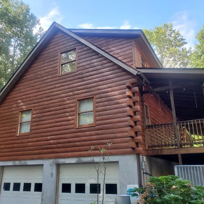 Log cabin sealing