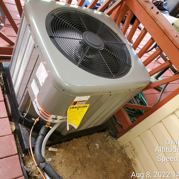 2.5 ton Ruud A/C