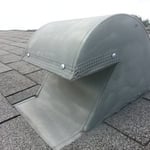 Roof Vents that have been repaired and excluded.