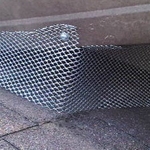 Closed off and repaired roof areas.