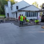 Foundation and garage floor