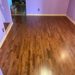 Hardwood floor installation