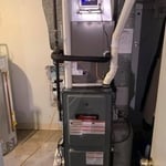 Hi efficiency Amana heating and cooling system