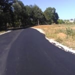 One of the roads at treetop public schools Pipeline road euless Texas
