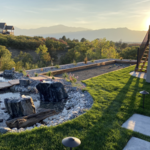One of our favorite shots really showcasing just how well our vanishing edge landscape design worked.