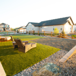 Clean Lines & Endless Green. Can you believe this is artificial turf, and can you see an edges? We strive to make our landscapes the very best quality every time.