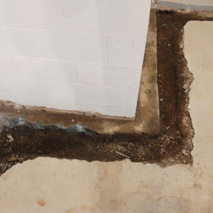Trench that is dug to install our HydraWay System