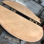 Stripped and sanded.