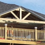 20 x 36 ft Deck and Over Hang