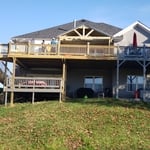 20 x 36 ft Deck and Over Hang