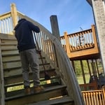 20 x 36 ft Deck and Over Hang