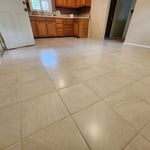 Ingram tile floor and island