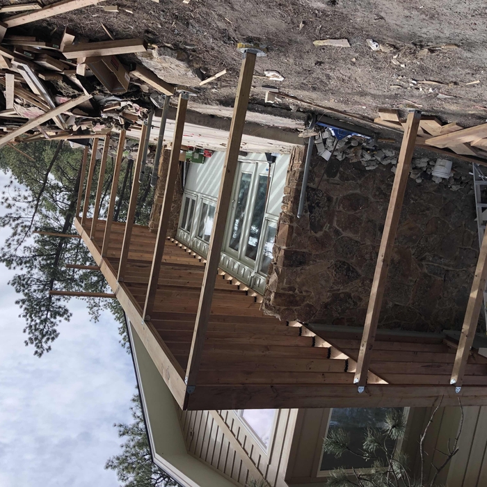 Full remodeling deck