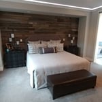 Re-Stain Accent Wall