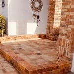 Front Entrance Retaining Wall &Sealer