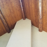 Ceilings & logs sand -stain