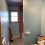 Finishing bathroom remodel