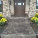 Stamped Entry Stoop