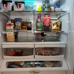Cleaning and reorganization of fridge