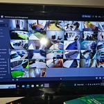 Installation of AI Avigilon Camera system for Fortune 500 business.