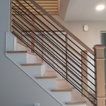 Staircase Build with Horizontal Balustrade