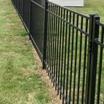 Black Ornamental Fence