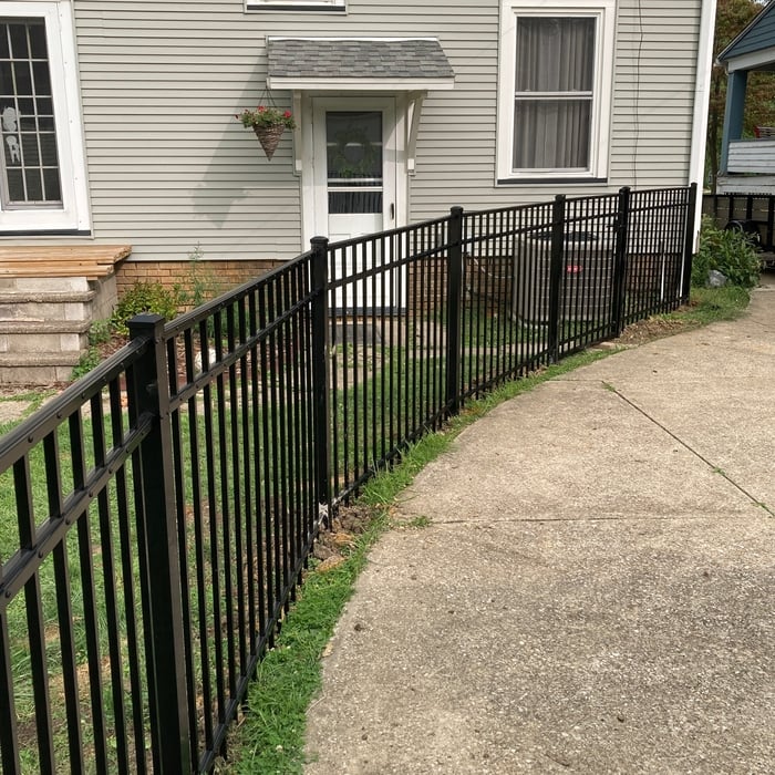 Black Ornamental Fence