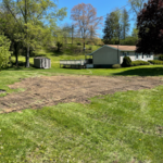 Yard drain install and yard grading