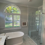 Master Bathroom with free standing tub