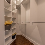 HL Remodeling and Construction INC helps to build a more functional and useful closet for this Master Bedroom, helping these customers to be able to utilize better the existing space.