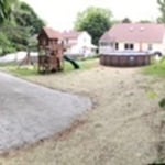 Backyard Reconstruction for Pool and Batting Cage Pad