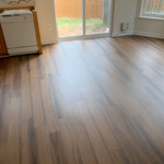 Replace vinyl sheet with LVP