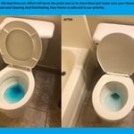 We make sure there is no stain!