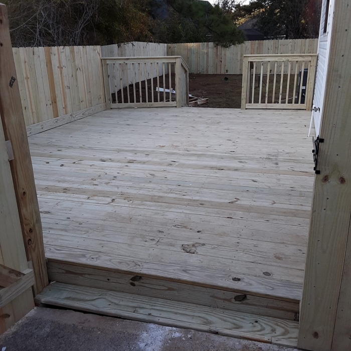 Fence and New Deck