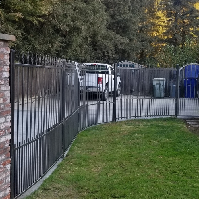 New Driveway Gate and Fence