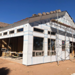Stucco is next. then wrap it up !