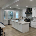 Kitchen remodel - This required a 35' glue lamb beam to open up this area.