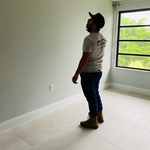 Fireplace wall built out