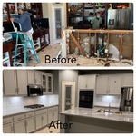 Kitchen cabinet painting