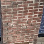 This is another view of the same chimney in the prior picture. All 4 sides were pointed.