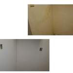 Kitchen wall needed scraped, washed, primed & painted