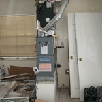 We moved the furnace, the indoor coil to a newly built closet 10 ft apart. All connections were terminated properly- as if there was never any HVAC equipment in the middle of the room.