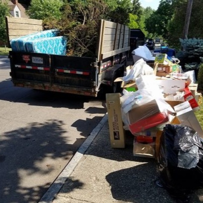 Curbside pickups for overflowing bins!